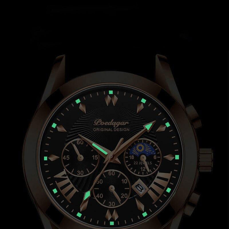 LUXUSUHR MIT LEDERBAND