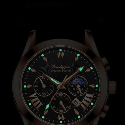 LUXUSUHR MIT LEDERBAND