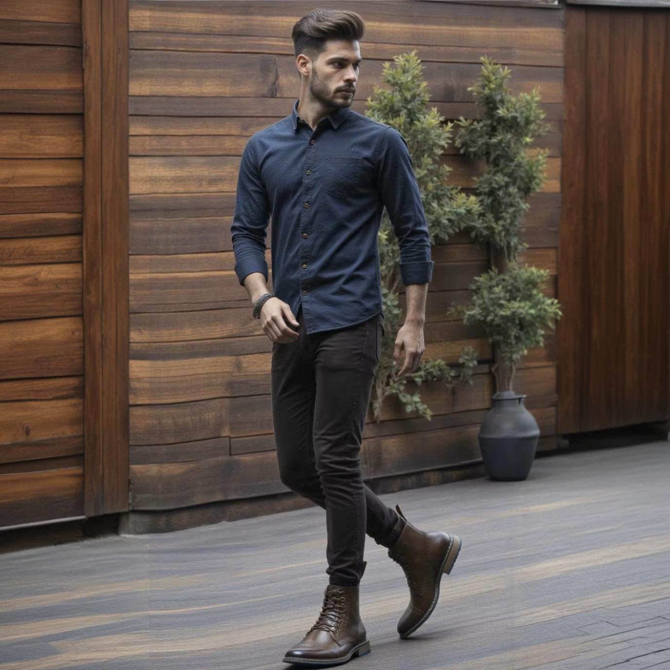 Bravaro™ Urban Combat Stiefel – Hochwertige Synthetik, Robuste Gummisohle, Komfortabel & Stilvoll