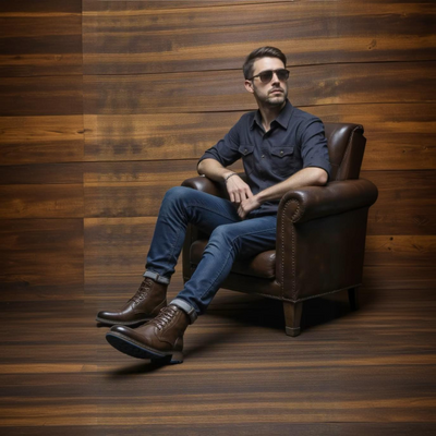 Bravaro™ Urban Combat Stiefel – Hochwertige Synthetik, Robuste Gummisohle, Komfortabel & Stilvoll