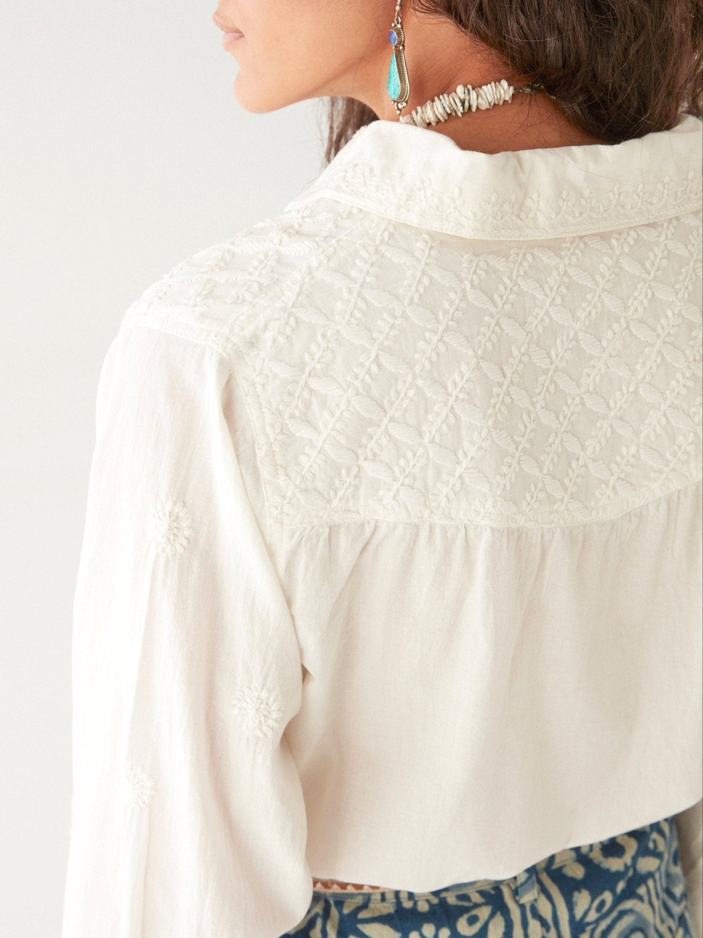 Theodora | Ganges Bluse - Off White