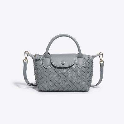 Geflochtene Mini-Tasche Damen – Kompakte Crossbody Bag mit Schulterriemen