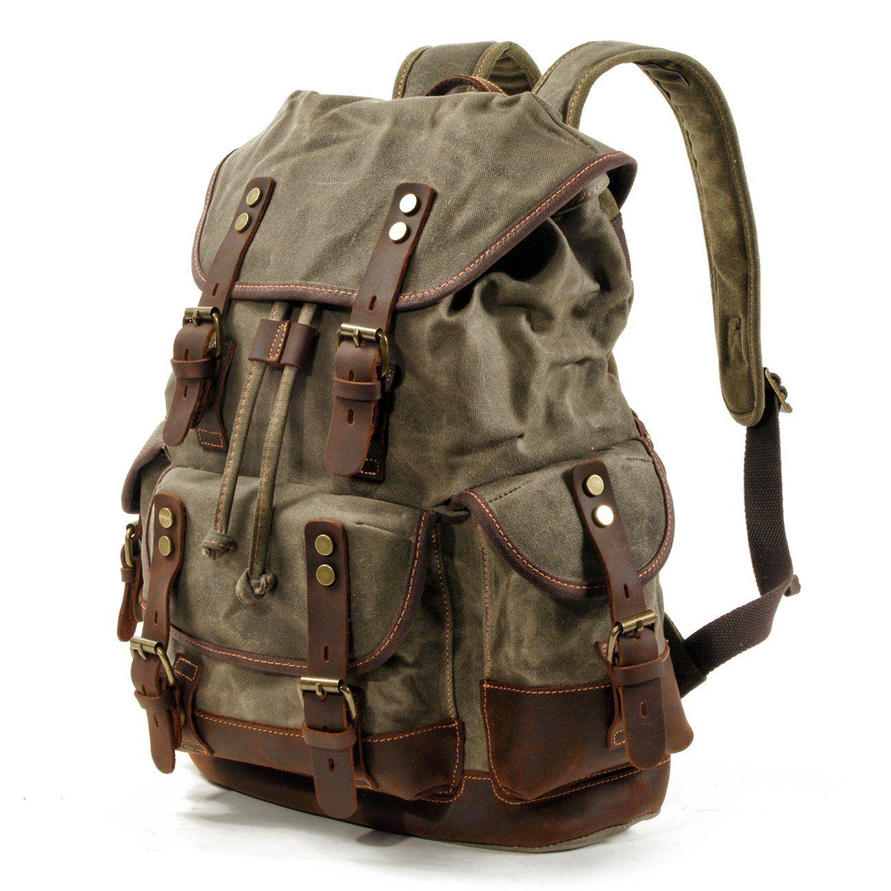 BADEN | Leinen Wanderrucksack