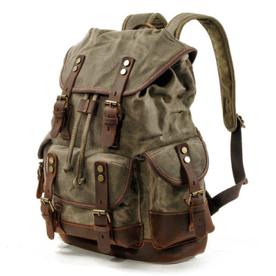 BADEN | Leinen Wanderrucksack