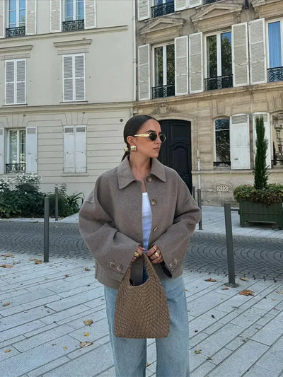 Theresa | Vielseitig kombinierbare elegante Übergangsjacke