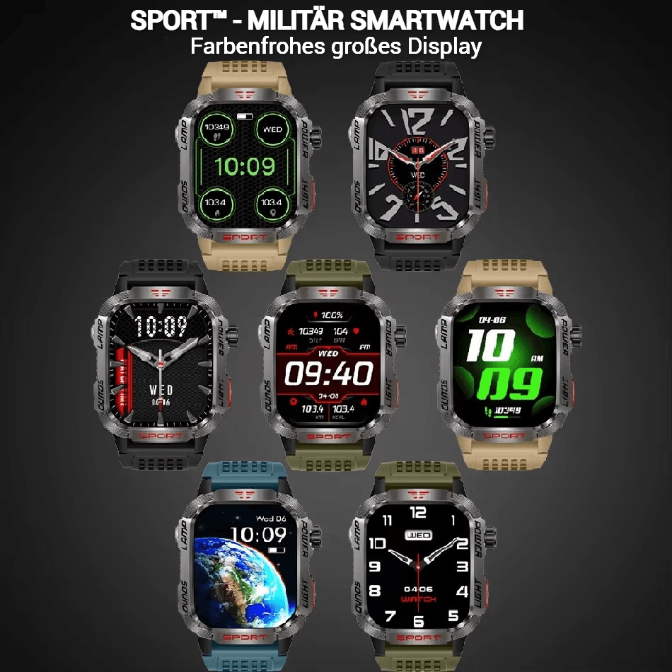 SPORT™ - MILITÄR SMARTWATCH
