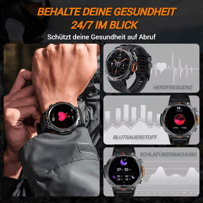 ROBUSTE OUTDOOR MILITÄR-SMARTWATCH