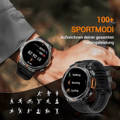 ROBUSTE OUTDOOR MILITÄR-SMARTWATCH