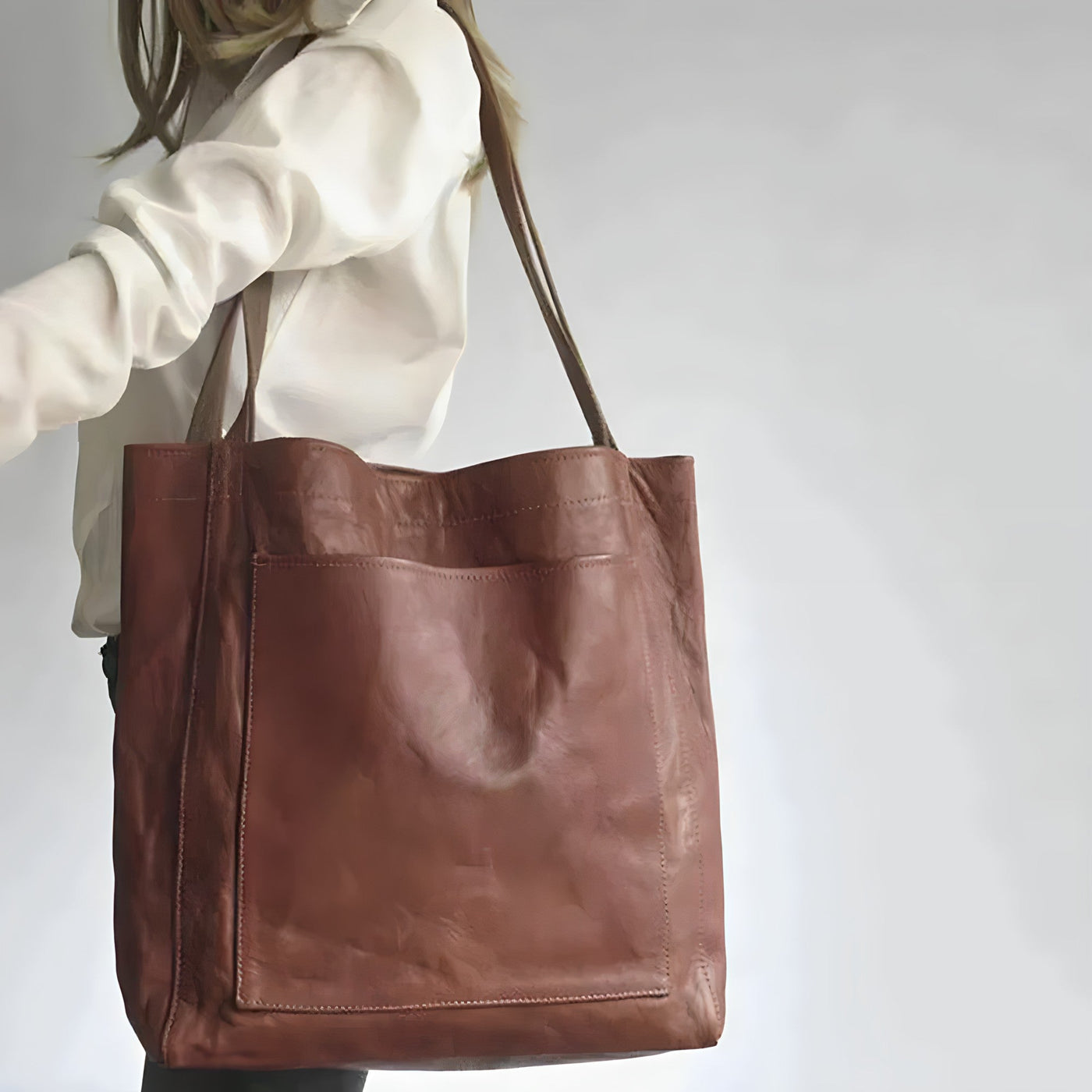 HANNA | Elegante und strapazierfähige Ledertasche