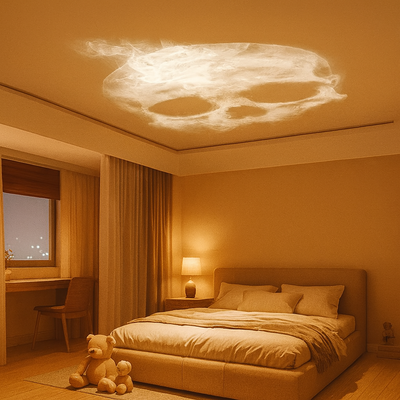 SpectraGlow Halloween Projektorlampe – USB LED Licht für Innenräume