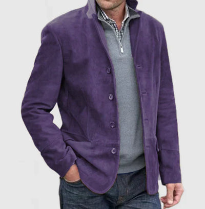 Herren Vintage Button-Down-Jacke