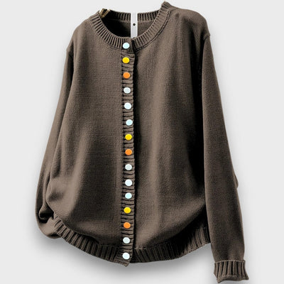 Liora – Strickjacke mit Knopfdetails