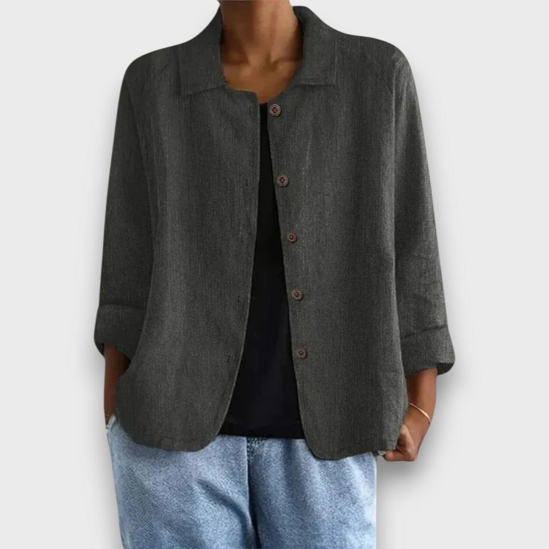 Silviane – Legere Jacke mit Knopfleiste