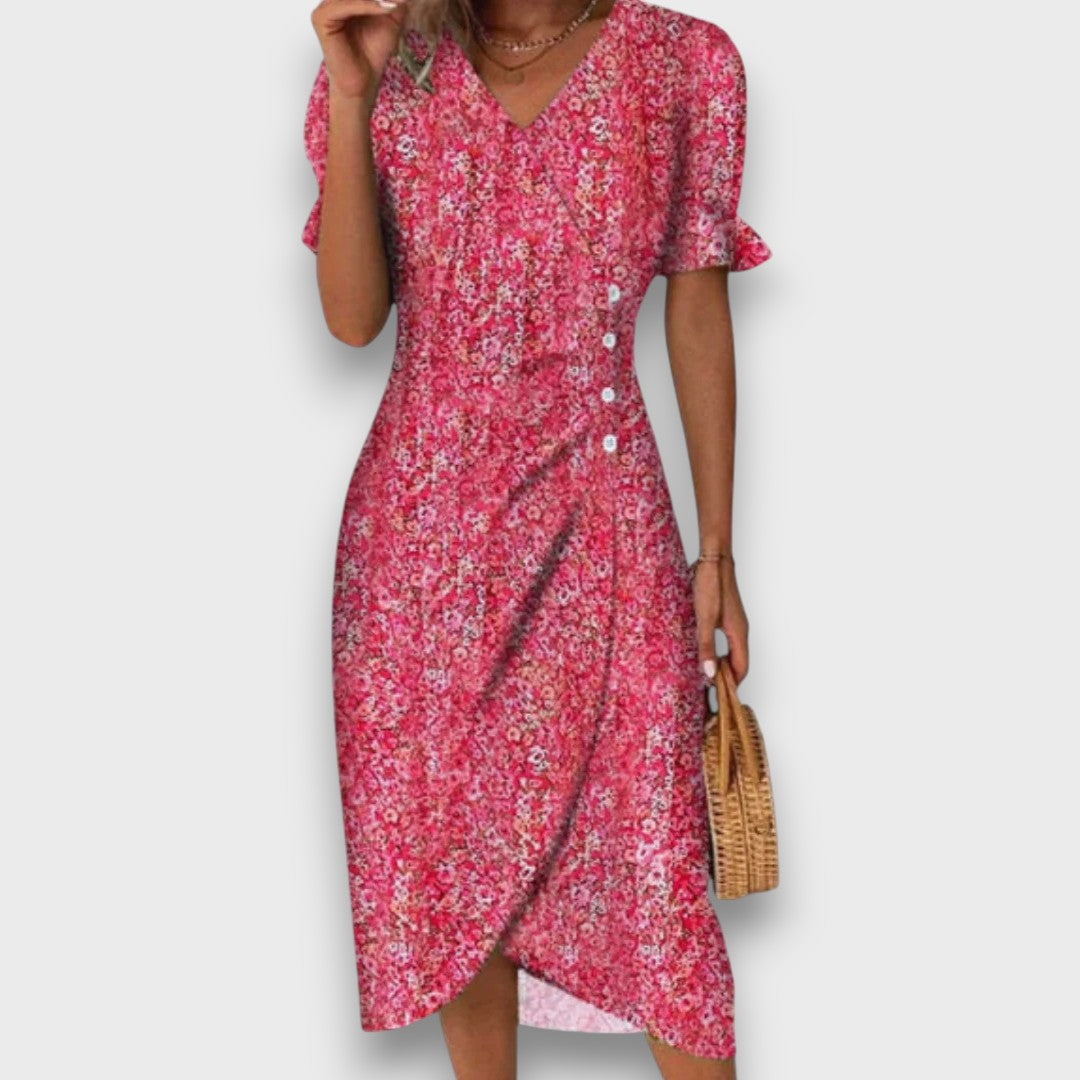 Heliane – Blumiges Midikleid