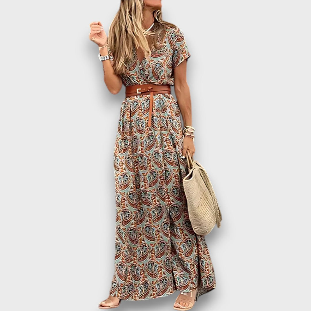 Mirelda – Maxikleid mit Paisley-Charme
