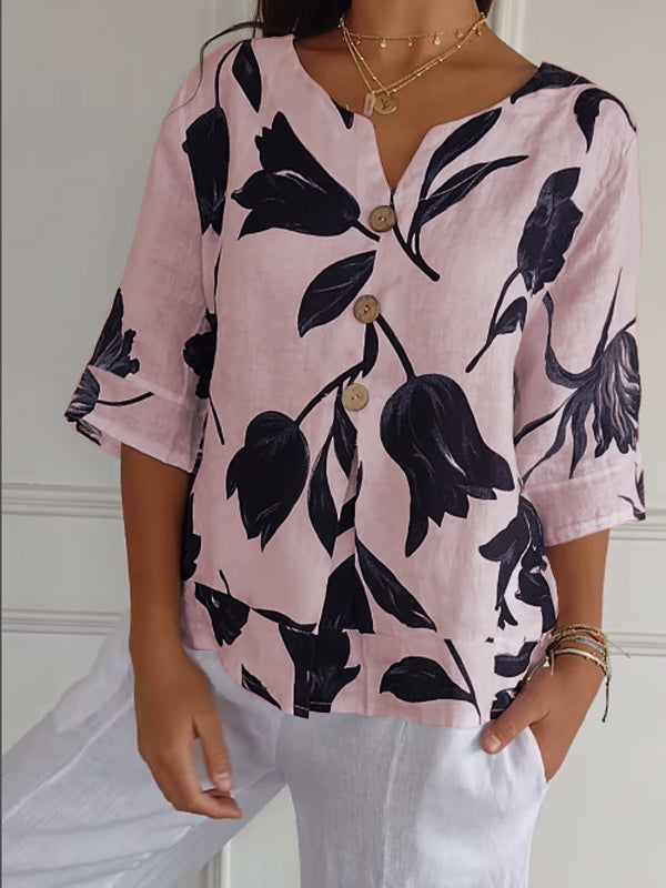 Casual Hemd mit Print für Damen – Mia