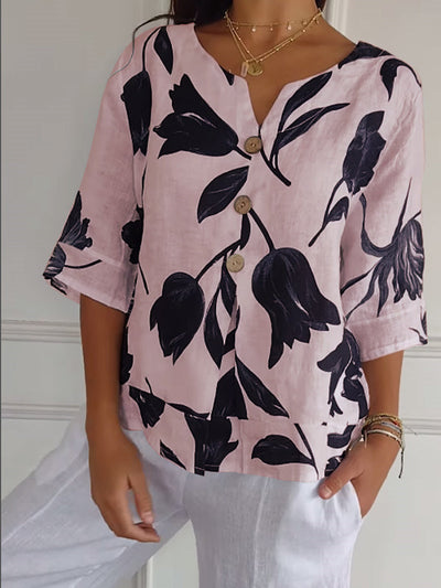 Casual Hemd mit Print für Damen – Mia