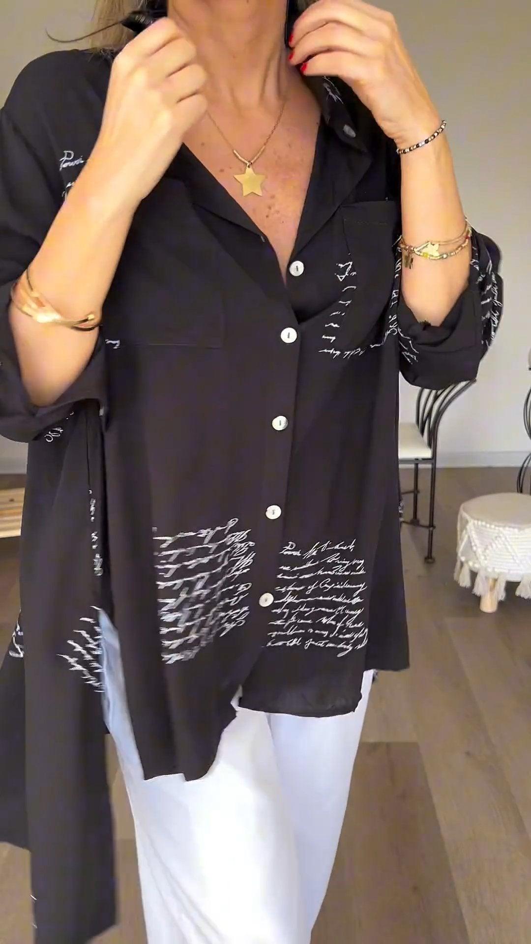 Corinne™ | Bequemes Buchdruckhemd