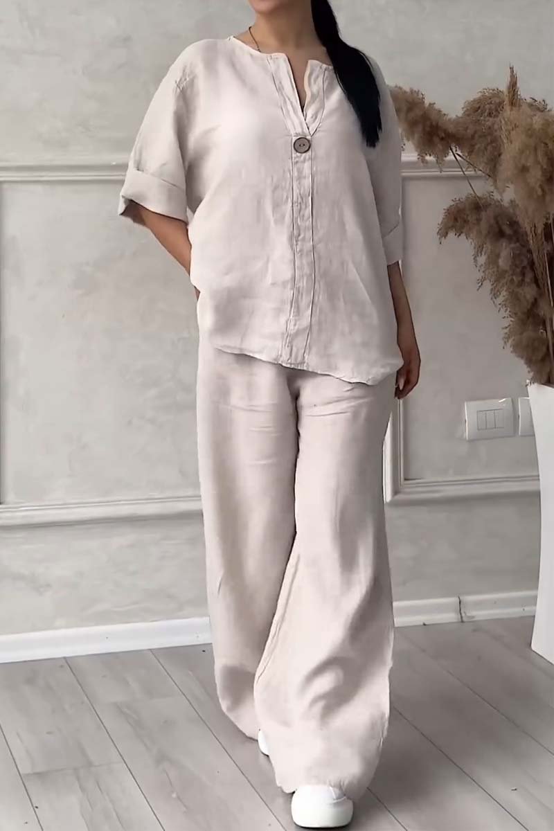 Stylisher Knopf-Zweiteiler – Sophie