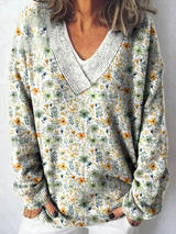 Pullover mit V-Ausschnitt