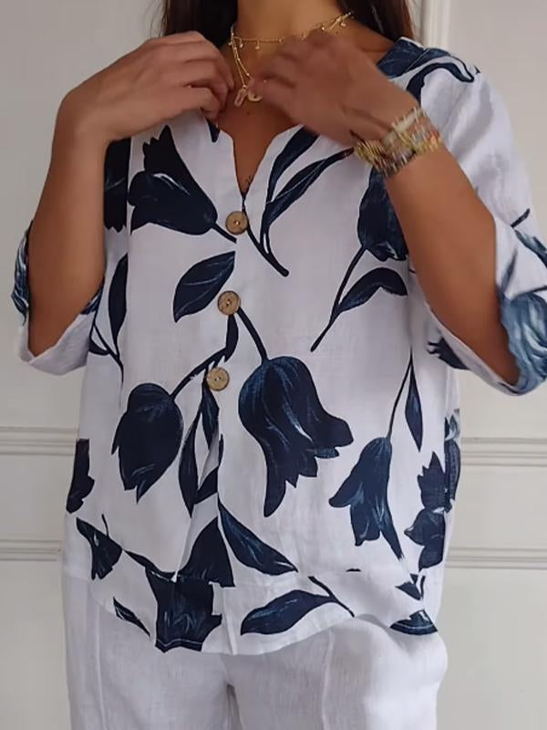 Casual Hemd mit Print für Damen – Mia