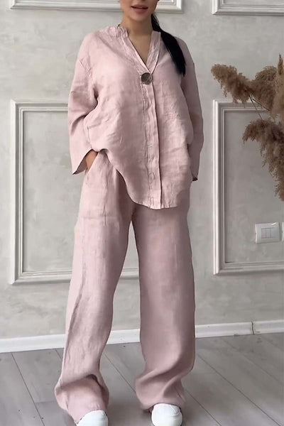 Stylisher Knopf-Zweiteiler – Sophie