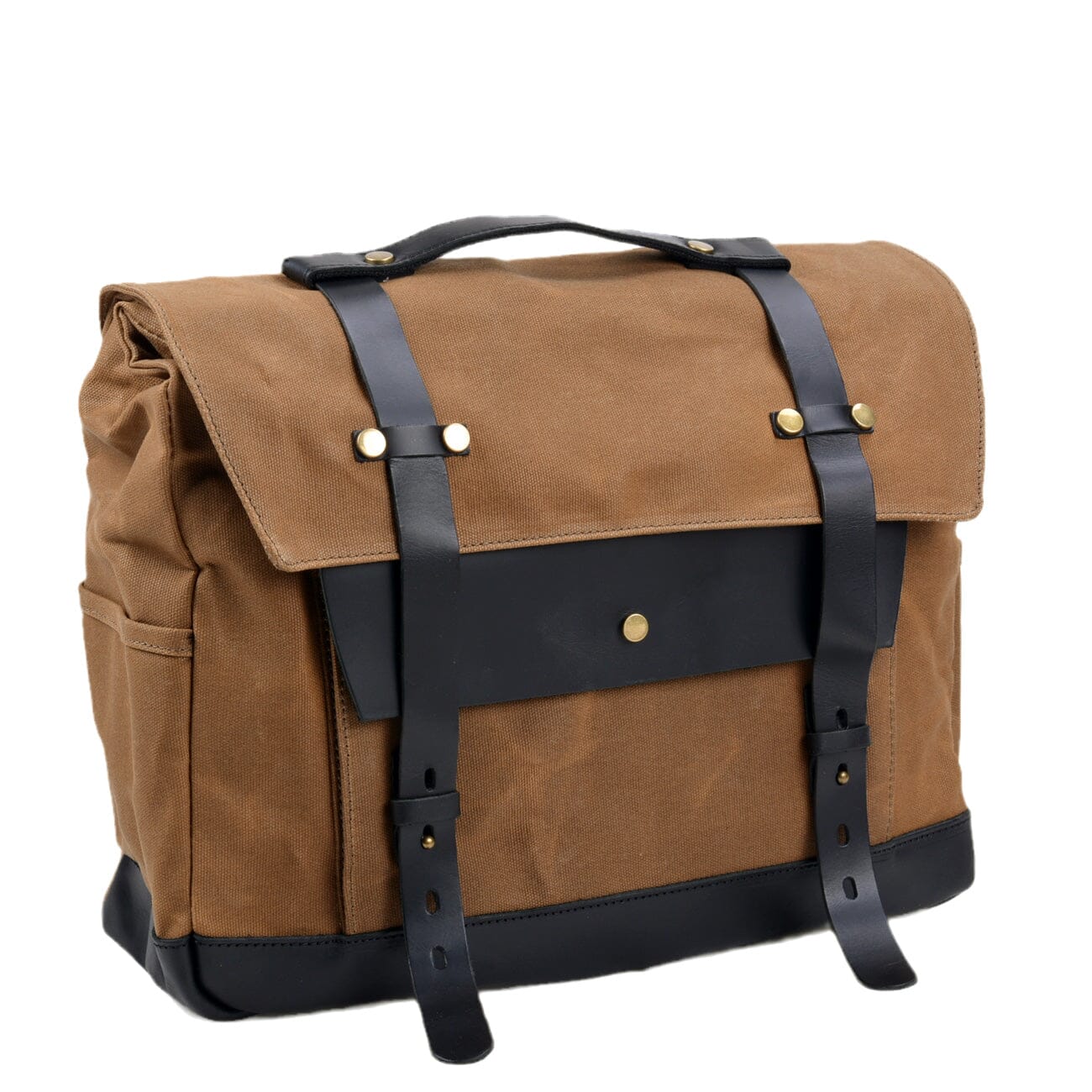 Seattle Canvas-Motorradsatteltasche 18L - Robuste Eleganz in Armygrün, Khaki oder Schwarz
