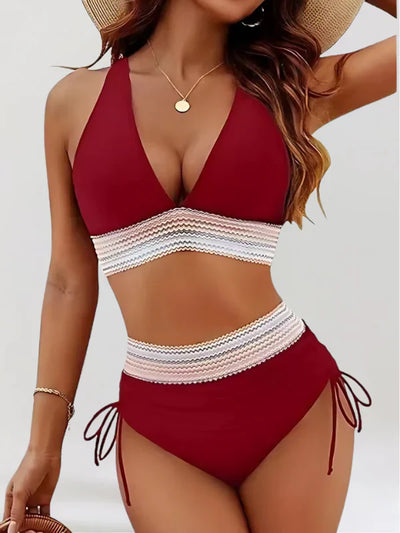 Kya – Bauchweg-Bikini-Set mit hoher Taille