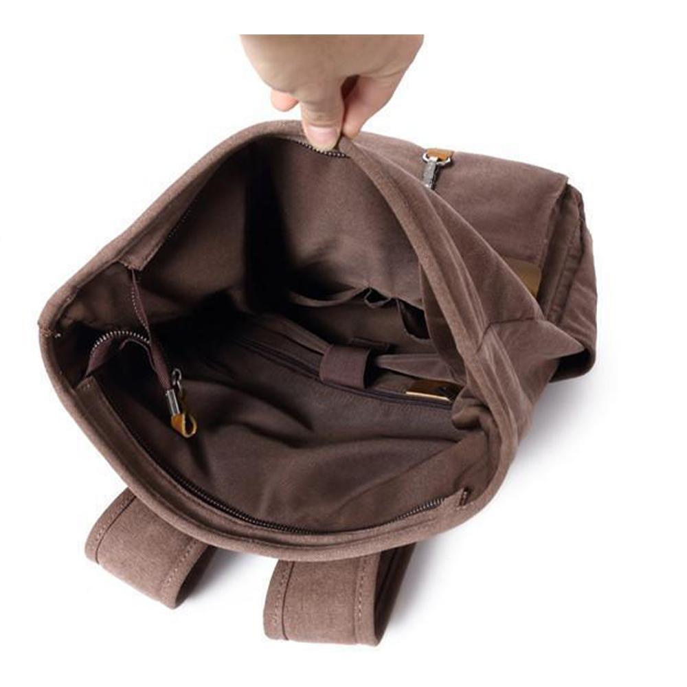 ZÜRICH | Retro Segeltuch-Rucksack