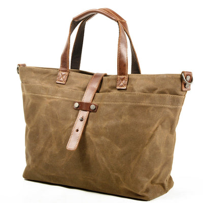 Dayton™ Vintage Schultertasche Aus Langlebigem Canvas & Leder – Unisex Mit Verstellbarem Gurt