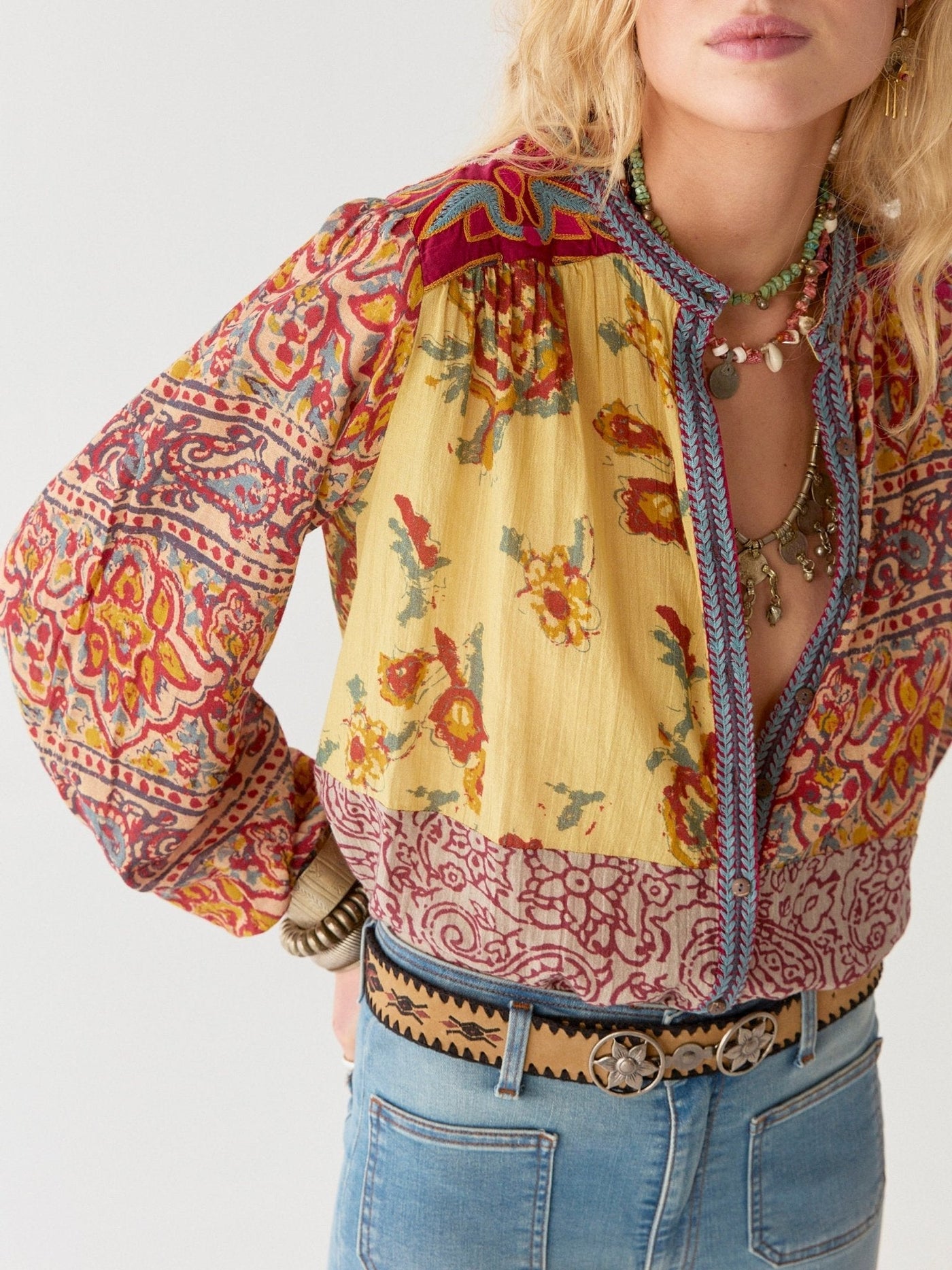 Vaughn | Leandra Bluse - Mullumbimby Patch