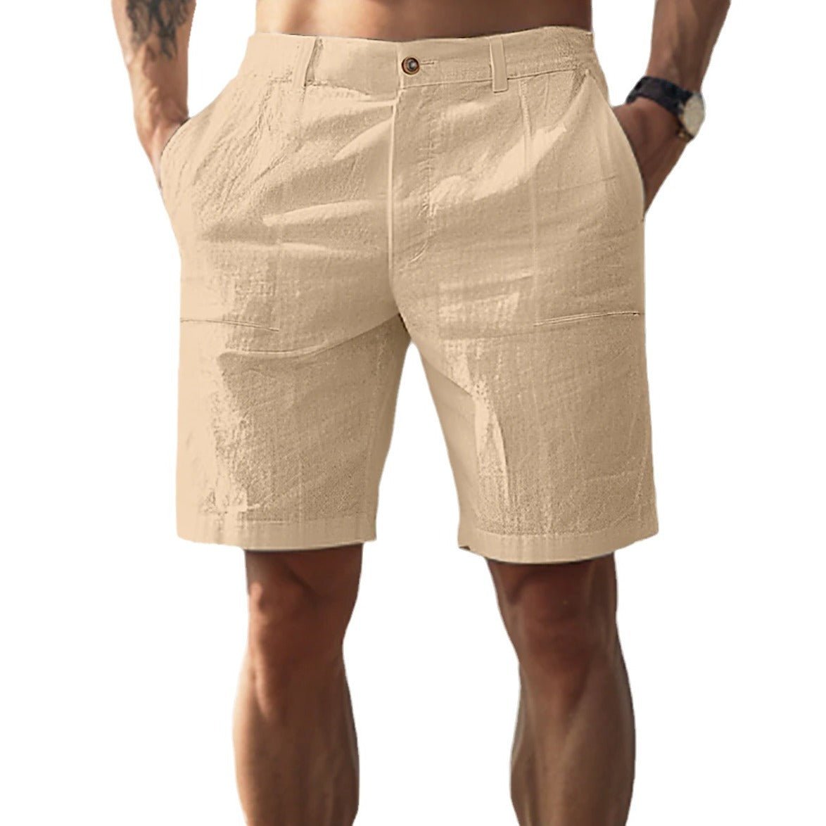 Leichte Leinen-Shorts für den Sommer –  Abundio