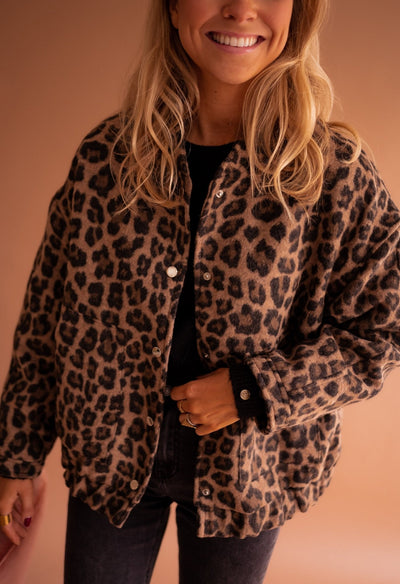 Luna - Leopardenmuster Jacke