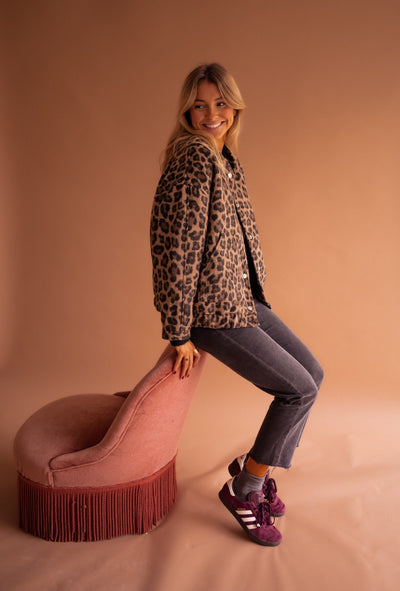 Luna - Leopardenmuster Jacke