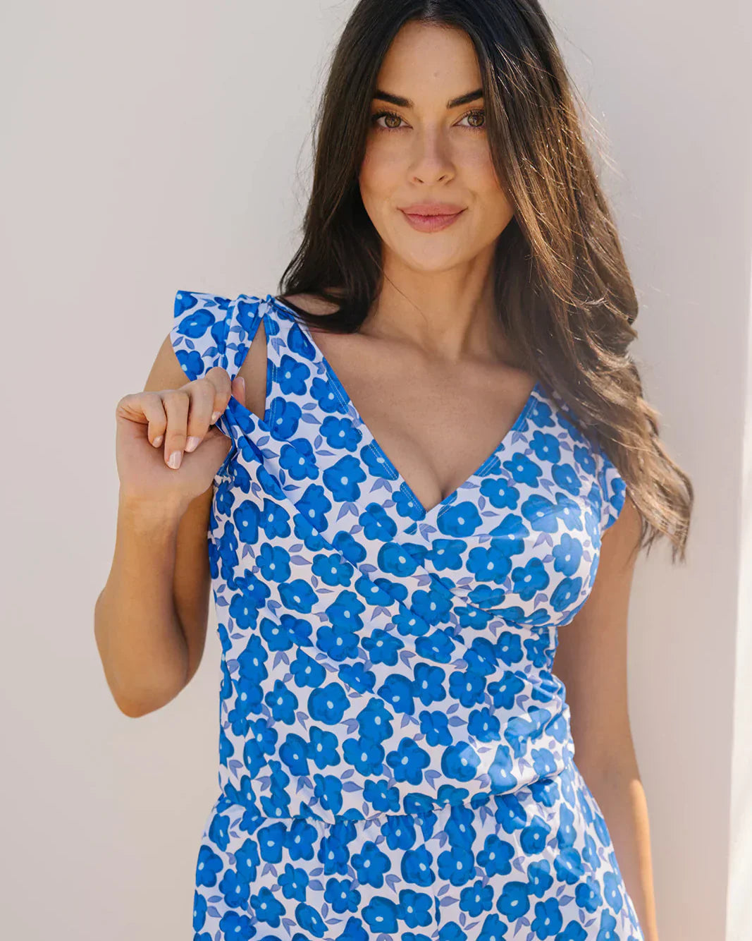 Agnie – Badeanzug mit Rüschen und Bruststütze