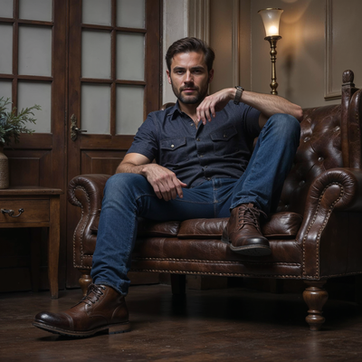 Bravaro™ Urban Combat Stiefel – Hochwertige Synthetik, Robuste Gummisohle, Komfortabel & Stilvoll