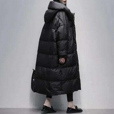 Giada | Elegantes langes Design Damen-Pufferjacke