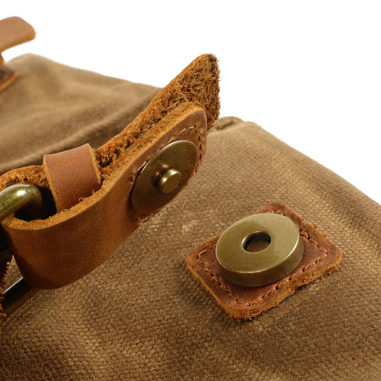 Hulls™ Herren Schultertasche – Vintage Umhängetasche Aus Gewebtem Canvas & Leder, 12L