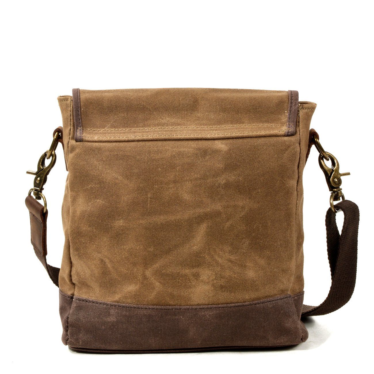 Matera™ – Vintage Canvas Umhängetasche aus Gewachster Baumwolle und Leder, Unisex, 4,5L