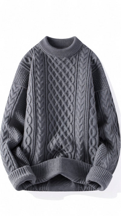 Abdal Kabelstrickpullover