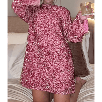 Antonette Pailletten-Partykleid