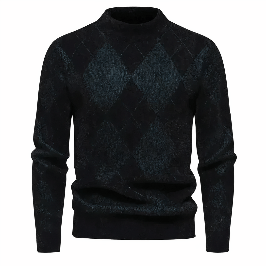 Arvid Gestreifter Turtleneck Pullover