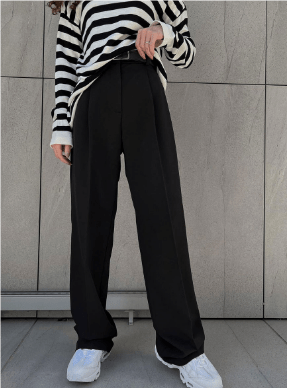 Audra Weit Geschnittene Hose