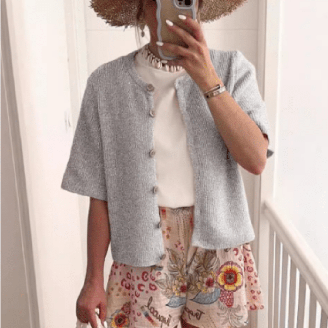 Babette Strickjacke mit Knöpfen