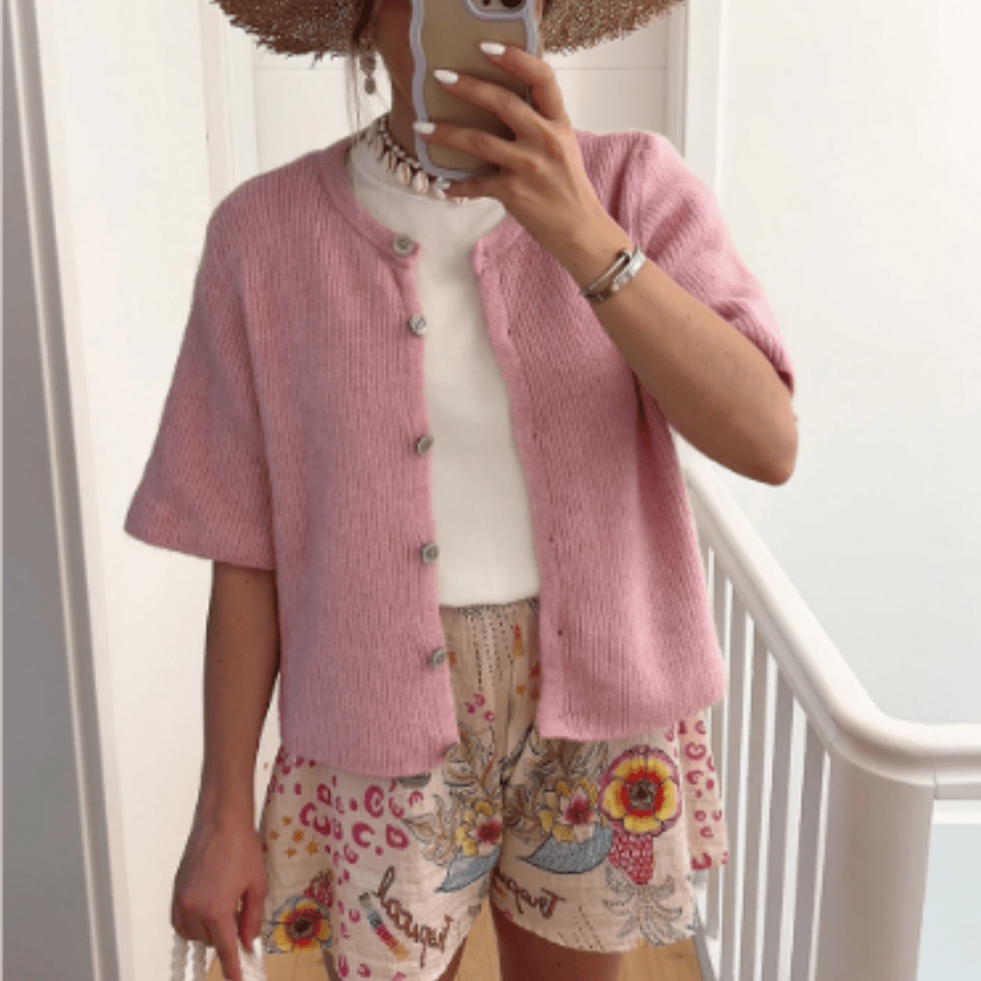 Babette Strickjacke mit Knöpfen