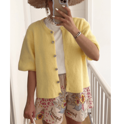 Babette Strickjacke mit Knöpfen