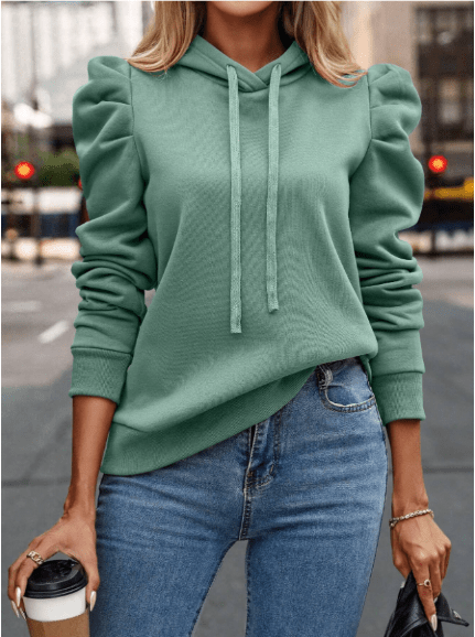 Dottie Hoodie mit Puffärmeln