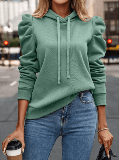 Dottie Hoodie mit Puffärmeln