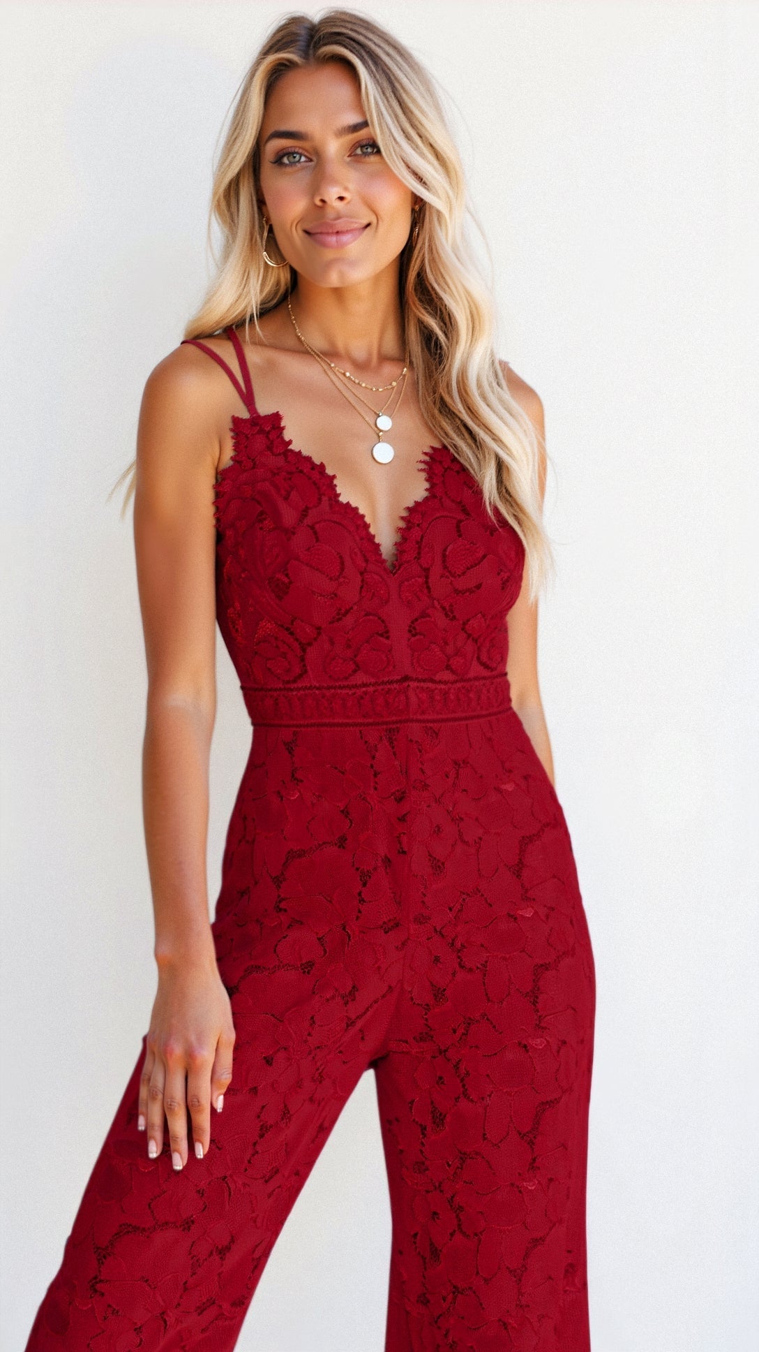 Eleonora Boho-Overall mit weitem Bein