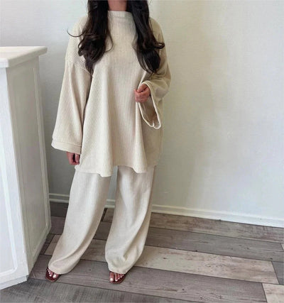 Ingrid Geripptes Loungewear-Set